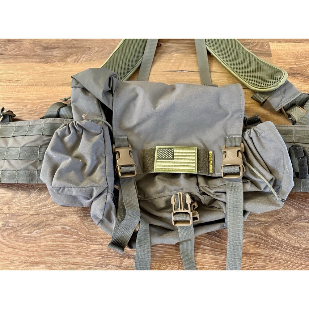 Nixie Rig Lightfighter Rig - Ranger Olive Green Chest Rig, GUC - Picture 5 of 16